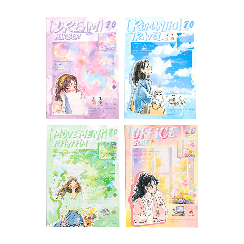 Chasing the Ordinary Series PET Sticker Book 20PCS - Image 22