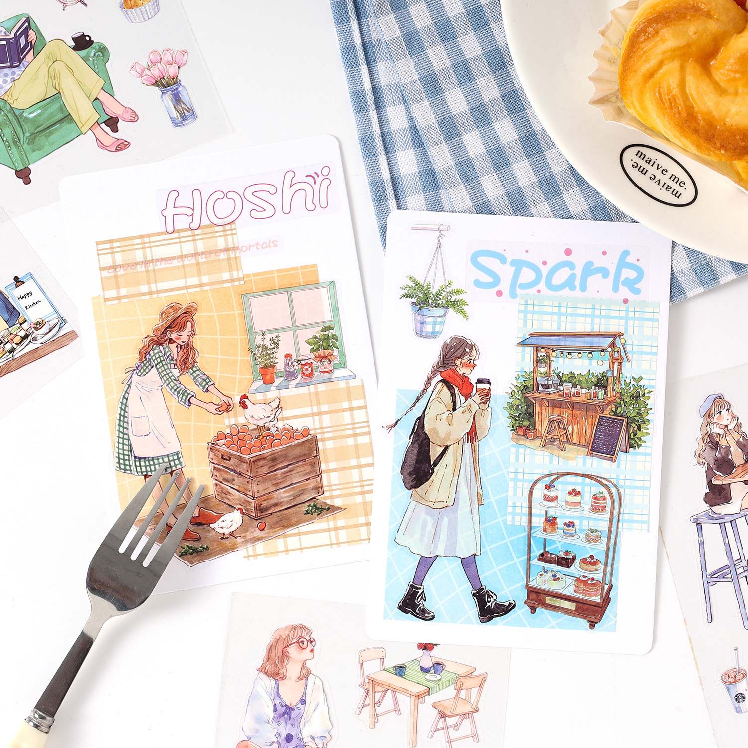 Chasing the Ordinary Series PET Sticker Book 20PCS - Image 10