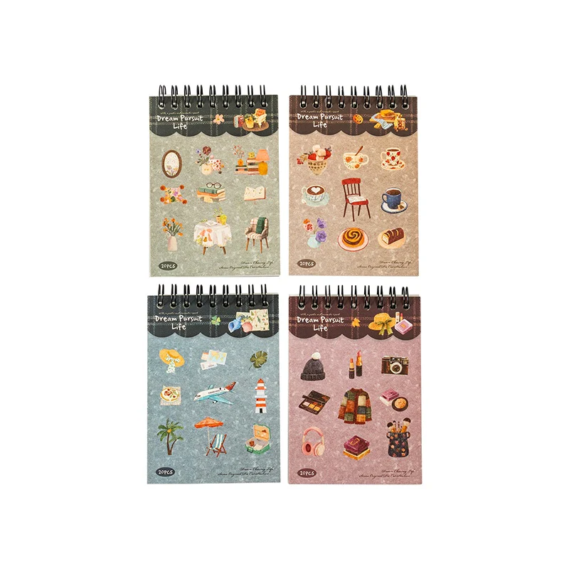 Chasing the Ordinary Series PET Sticker Book 20PCS - Image 39