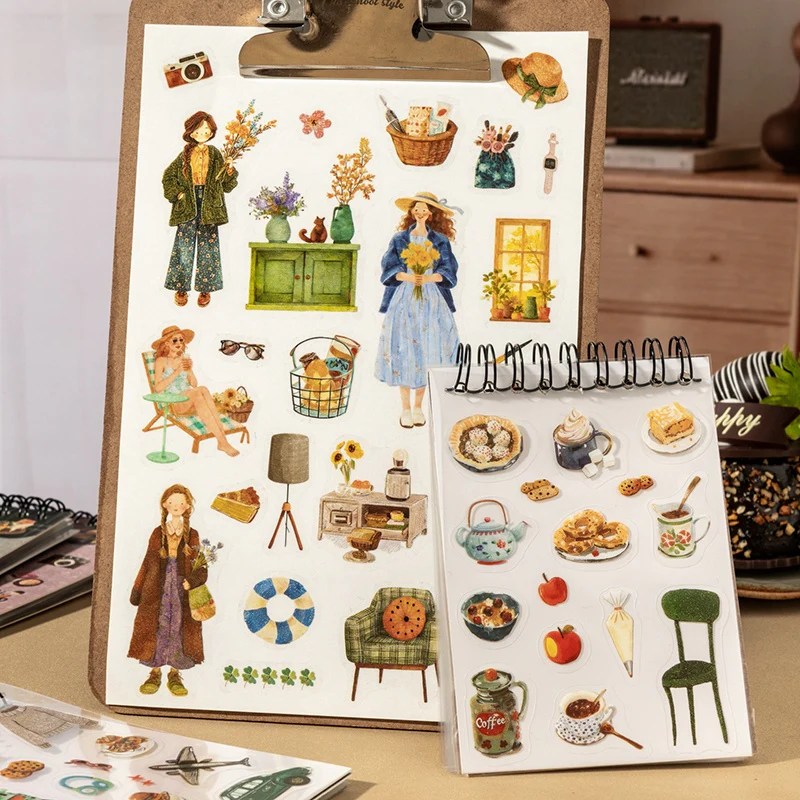 Chasing the Ordinary Series PET Sticker Book 20PCS - Image 45