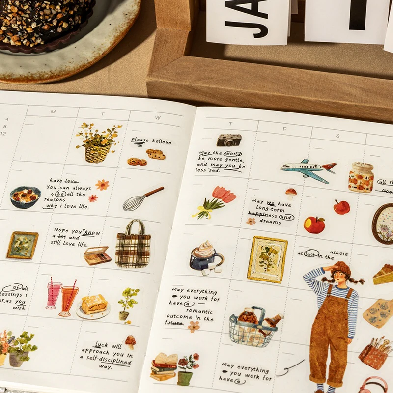 Chasing the Ordinary Series PET Sticker Book 20PCS - Image 52