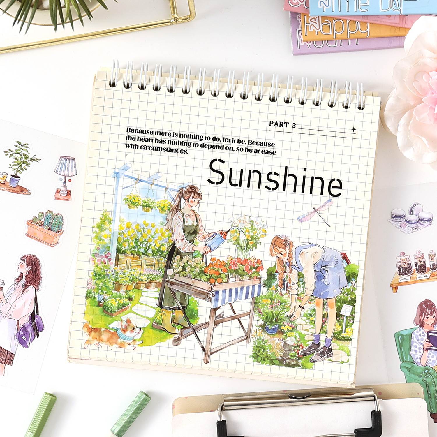 Chasing the Ordinary Series PET Sticker Book 20PCS - Image 7