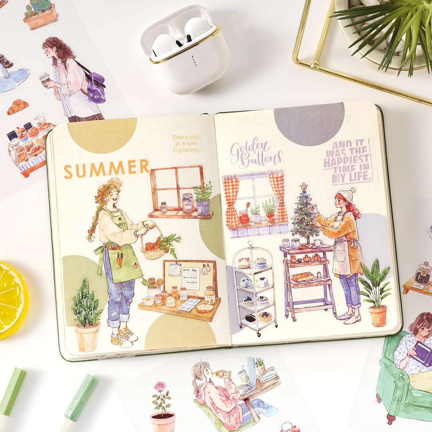 Chasing the Ordinary Series PET Sticker Book 20PCS - Image 9