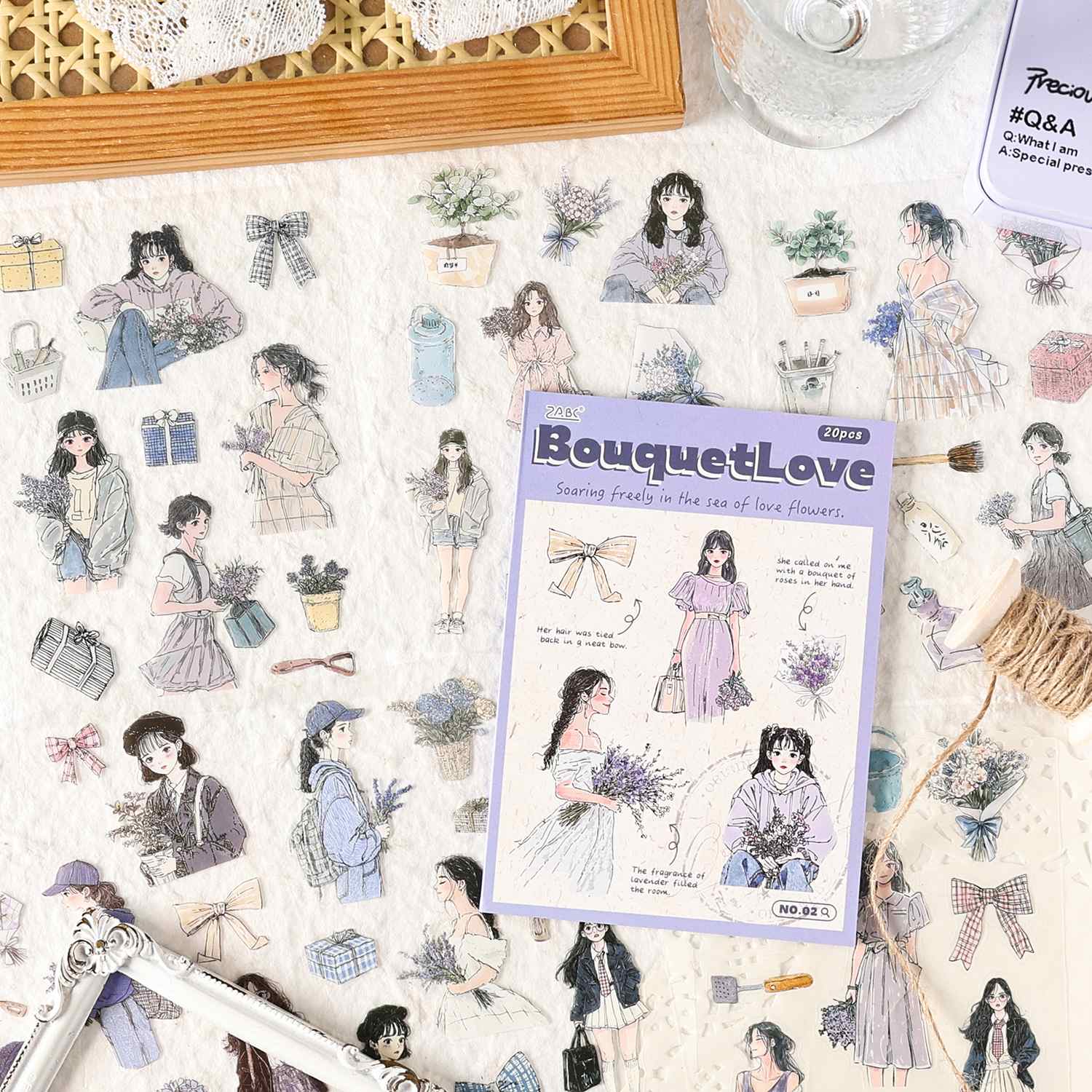 Chasing the Ordinary Series PET Sticker Book 20PCS - Image 31