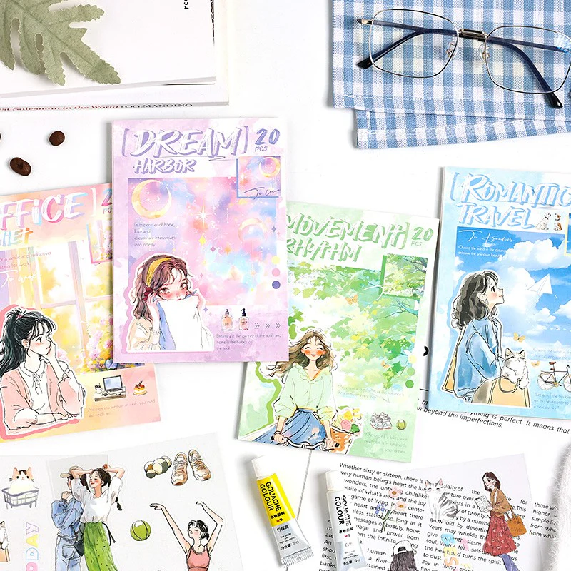 Chasing the Ordinary Series PET Sticker Book 20PCS - Image 16