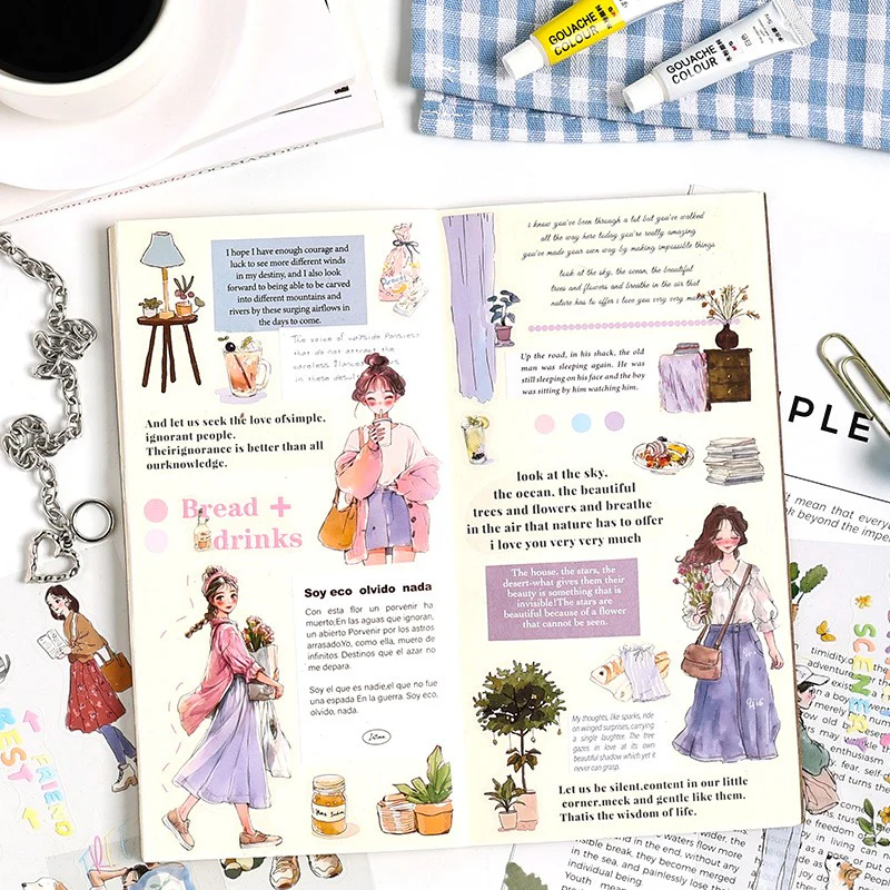 Chasing the Ordinary Series PET Sticker Book 20PCS - Image 20