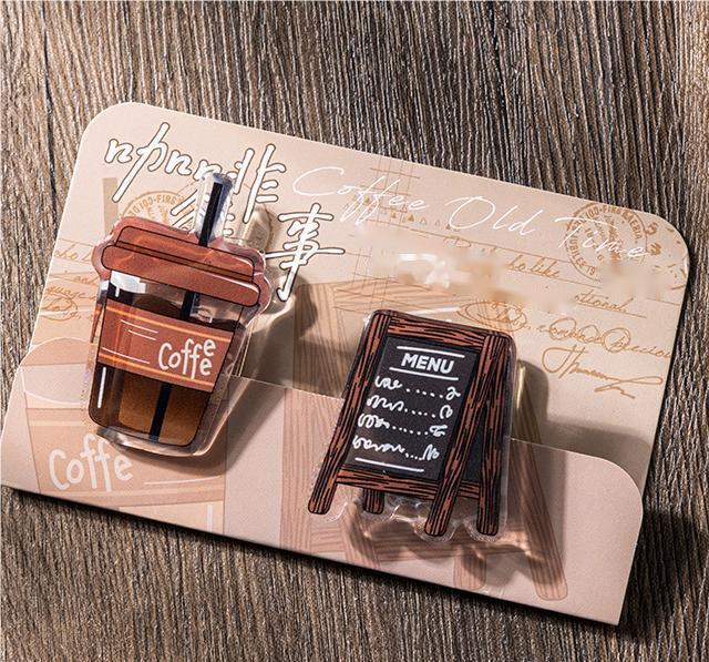 Creative Shaped Coffee Cup Acrylic Clip-TAHARA - Image 10