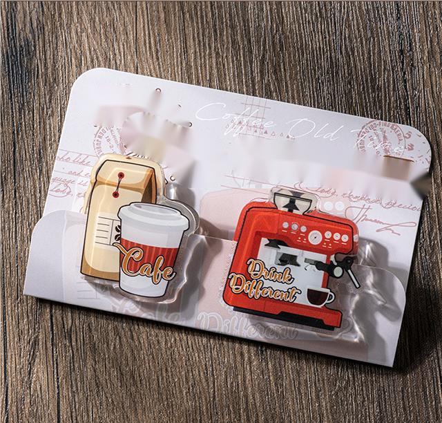 Creative Shaped Coffee Cup Acrylic Clip-TAHARA - Image 11