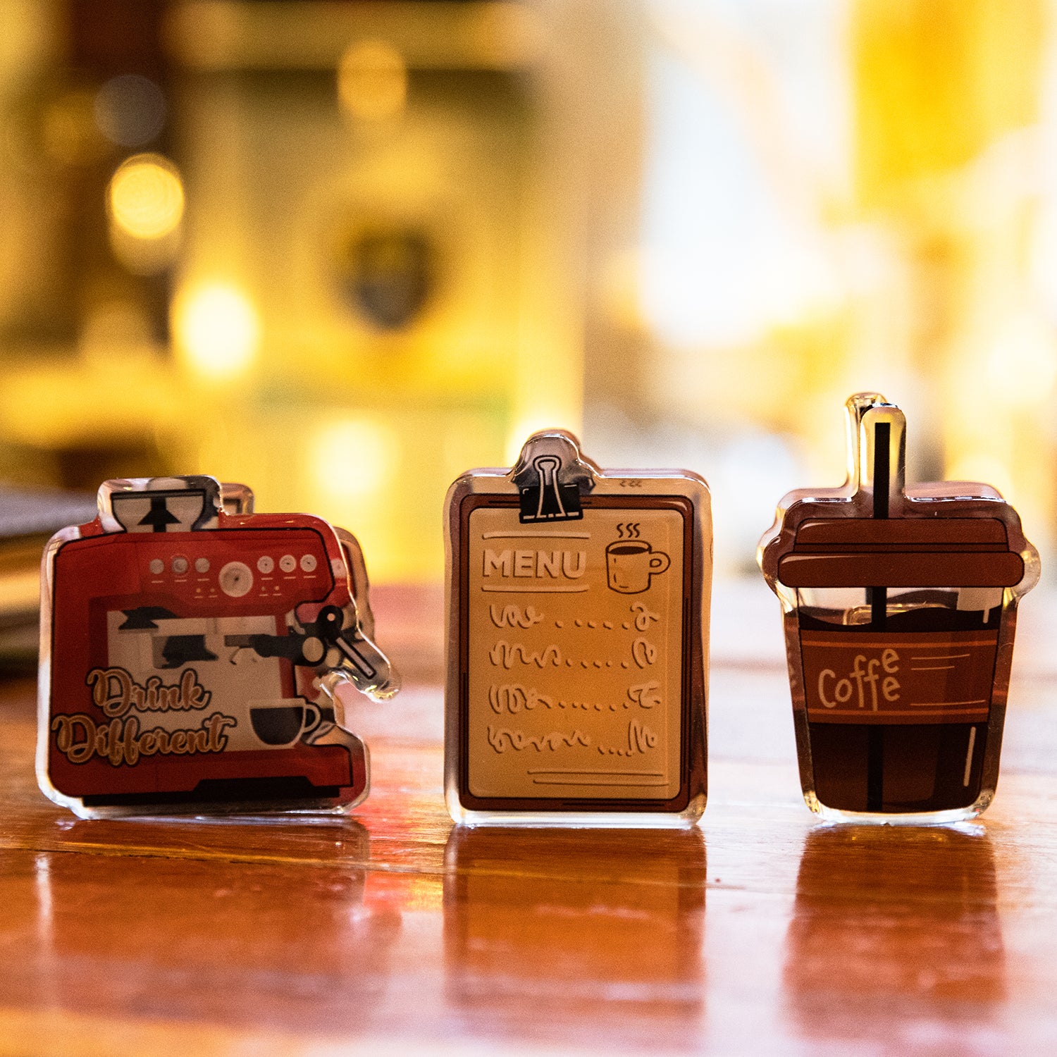 Creative Shaped Coffee Cup Acrylic Clip-TAHARA - Image 5