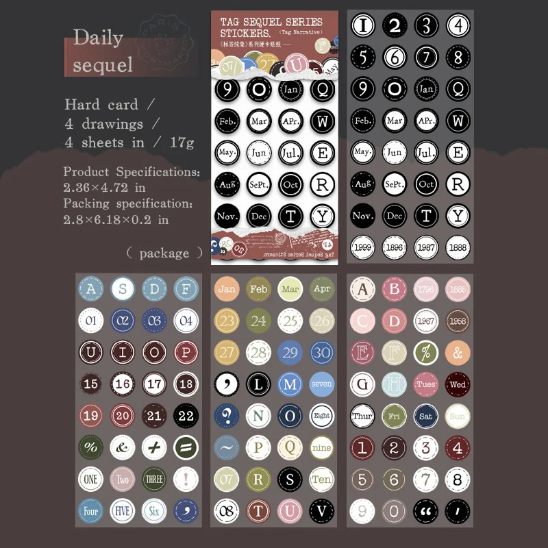 Label Sequel Series – Hard Card Stickers - Image 10