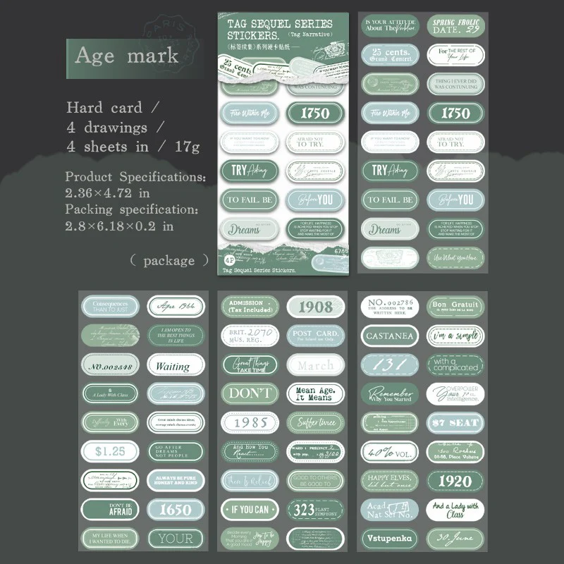 Label Sequel Series – Hard Card Stickers - Image 11