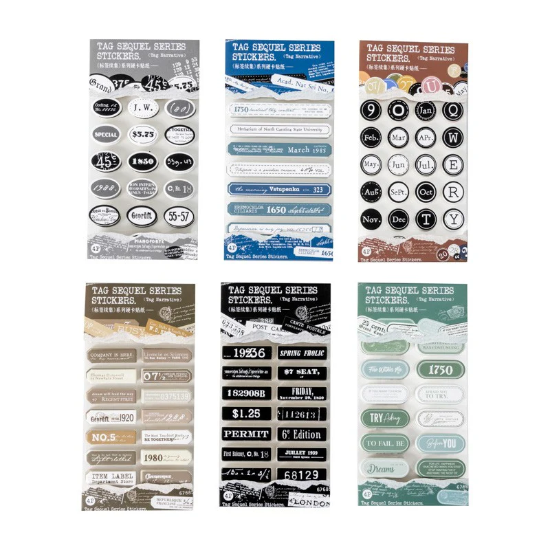 Label Sequel Series – Hard Card Stickers - Image 5