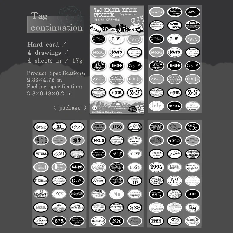 Label Sequel Series – Hard Card Stickers - Image 8