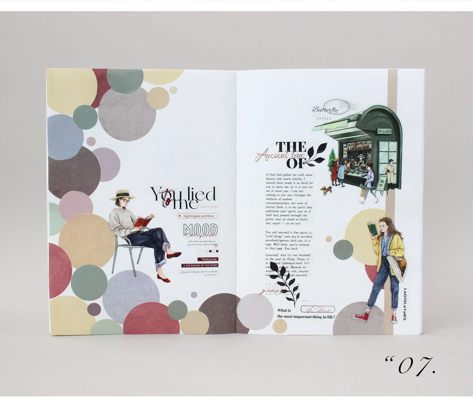 A Moment To Read PET Tape-TAHARA - Image 4