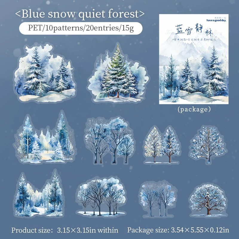 Snowy Tree Shadows sticker - Image 9