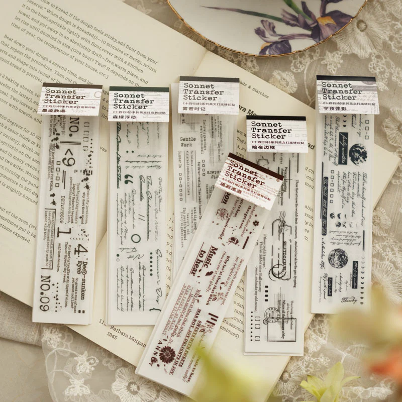 [Tomato Gam Girl] Sonnet Series Stickers-TAHARA - Image 3