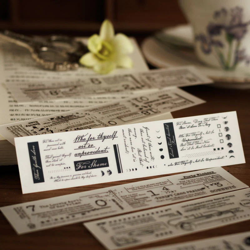 [Tomato Gam Girl] Sonnet Series Stickers-TAHARA - Image 4