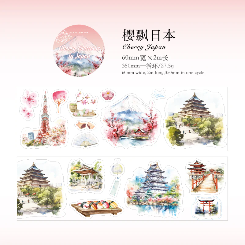 Travel Scenery Story PET Tape - Image 10