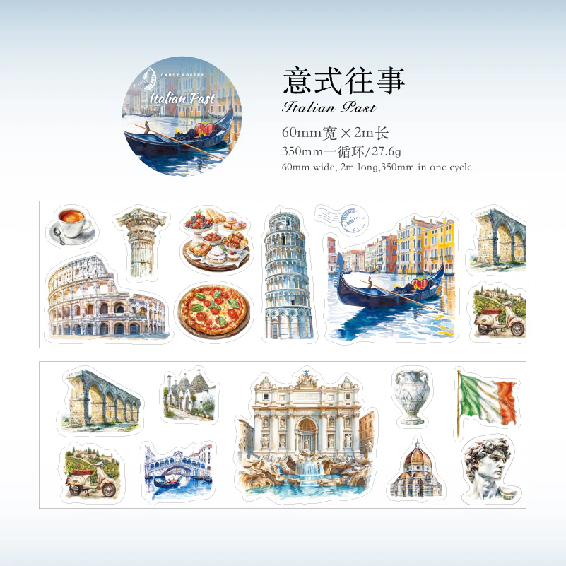 Travel Scenery Story PET Tape - Image 14
