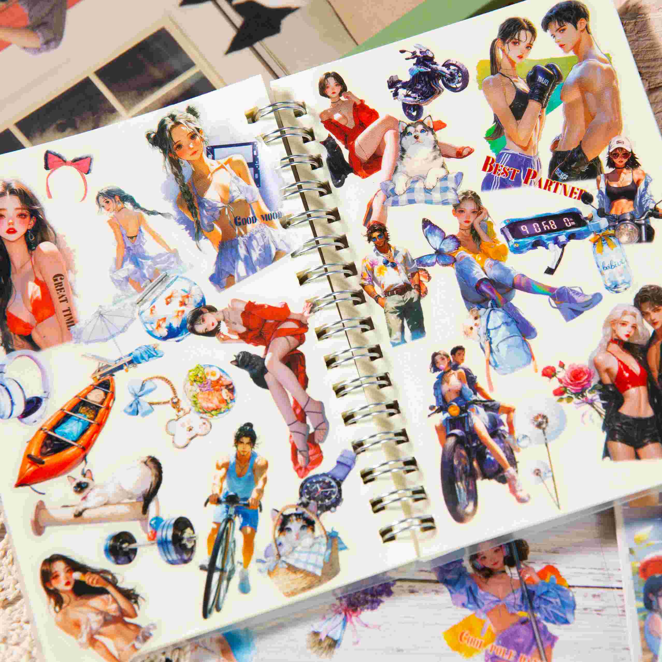 Urban Lifestyle Character Sticker Book – Active Everyday Men &amp; Women - Image 4