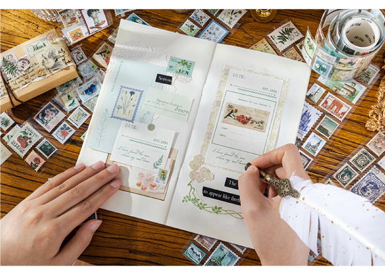 Vintage Stamp Material Tape-TAHARA - Image 7