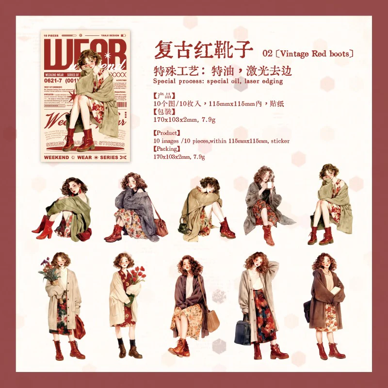 Weekend Outfit Series Sticker Pack - Image 16