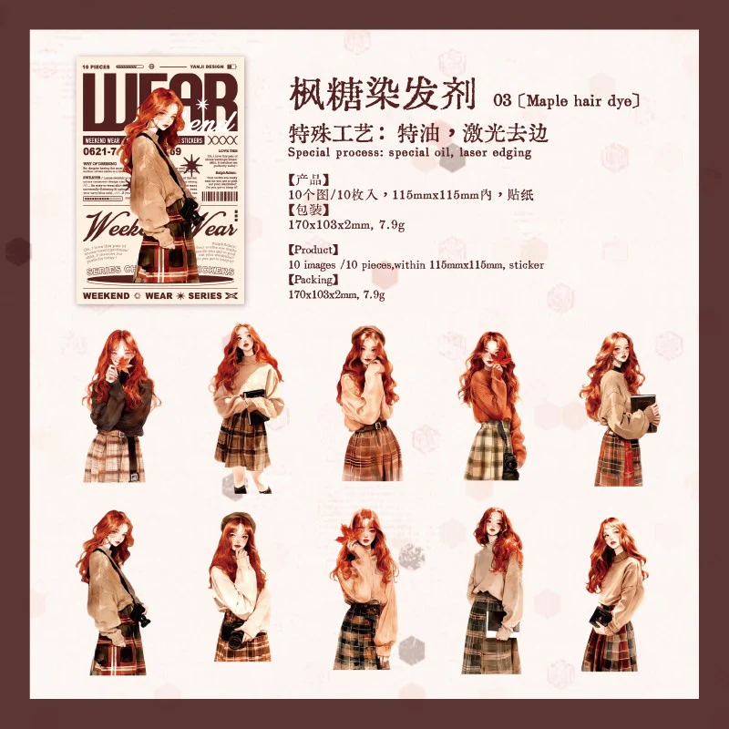 Weekend Outfit Series Sticker Pack - Image 17