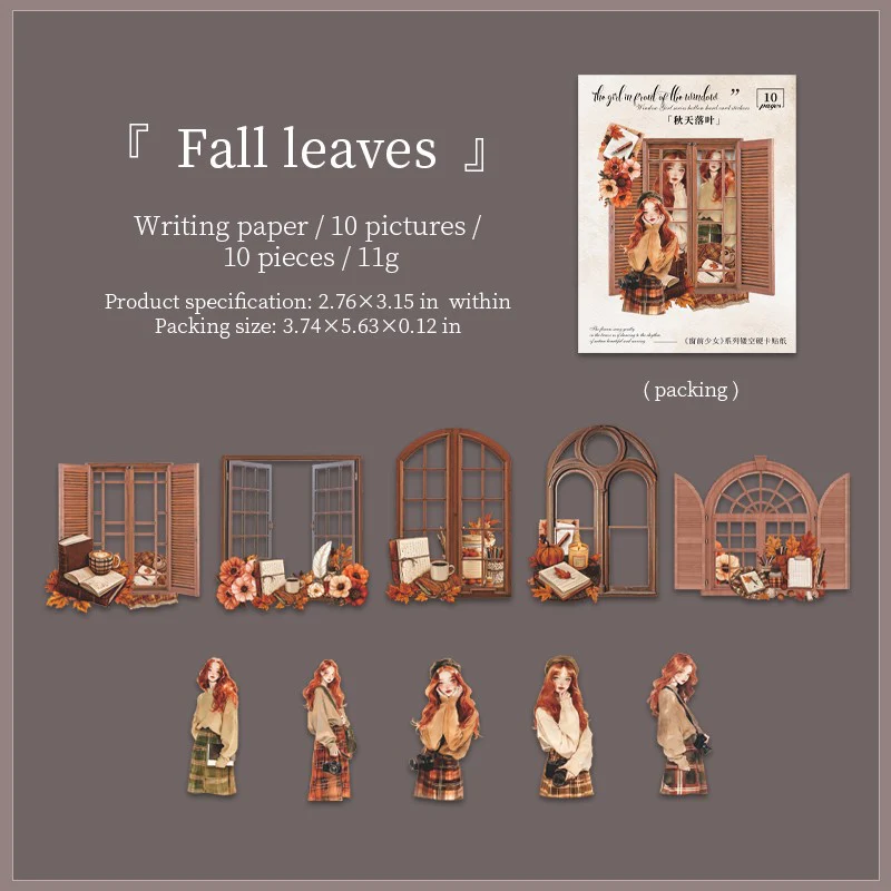 Windowside Girl - Hard Card Sticker Pack - Image 12