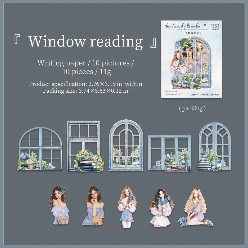 Windowside Girl - Hard Card Sticker Pack - Image 14