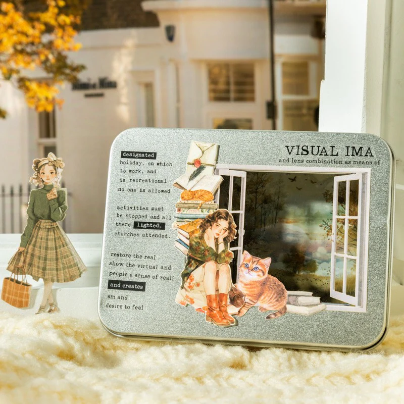 Windowside Girl - Hard Card Sticker Pack - Image 4