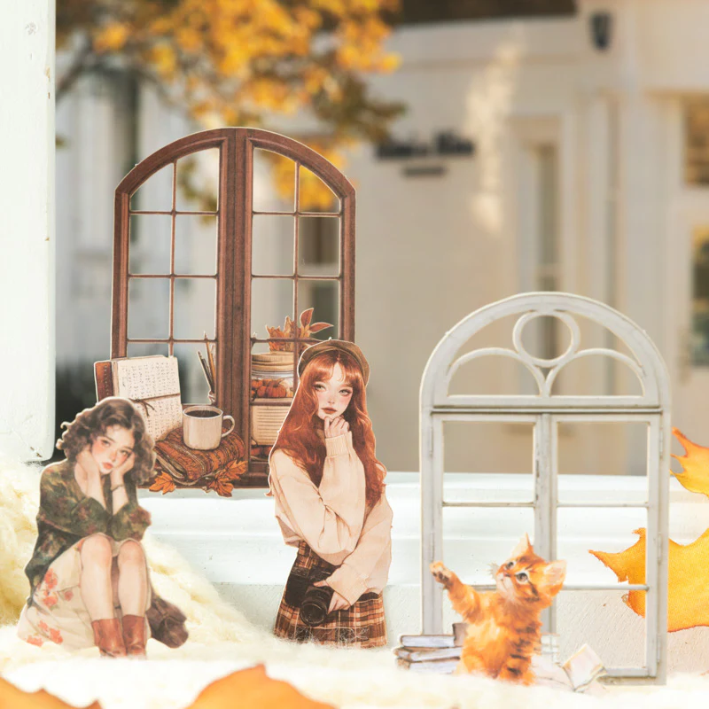 Windowside Girl - Hard Card Sticker Pack - Image 6