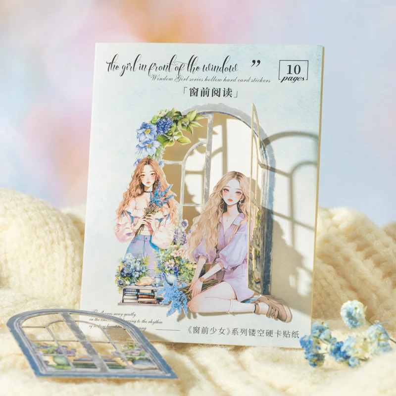 Windowside Girl - Hard Card Sticker Pack - Image 8